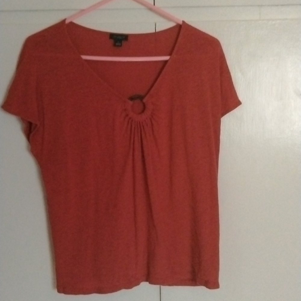 Ann Taylor blouse with key whole